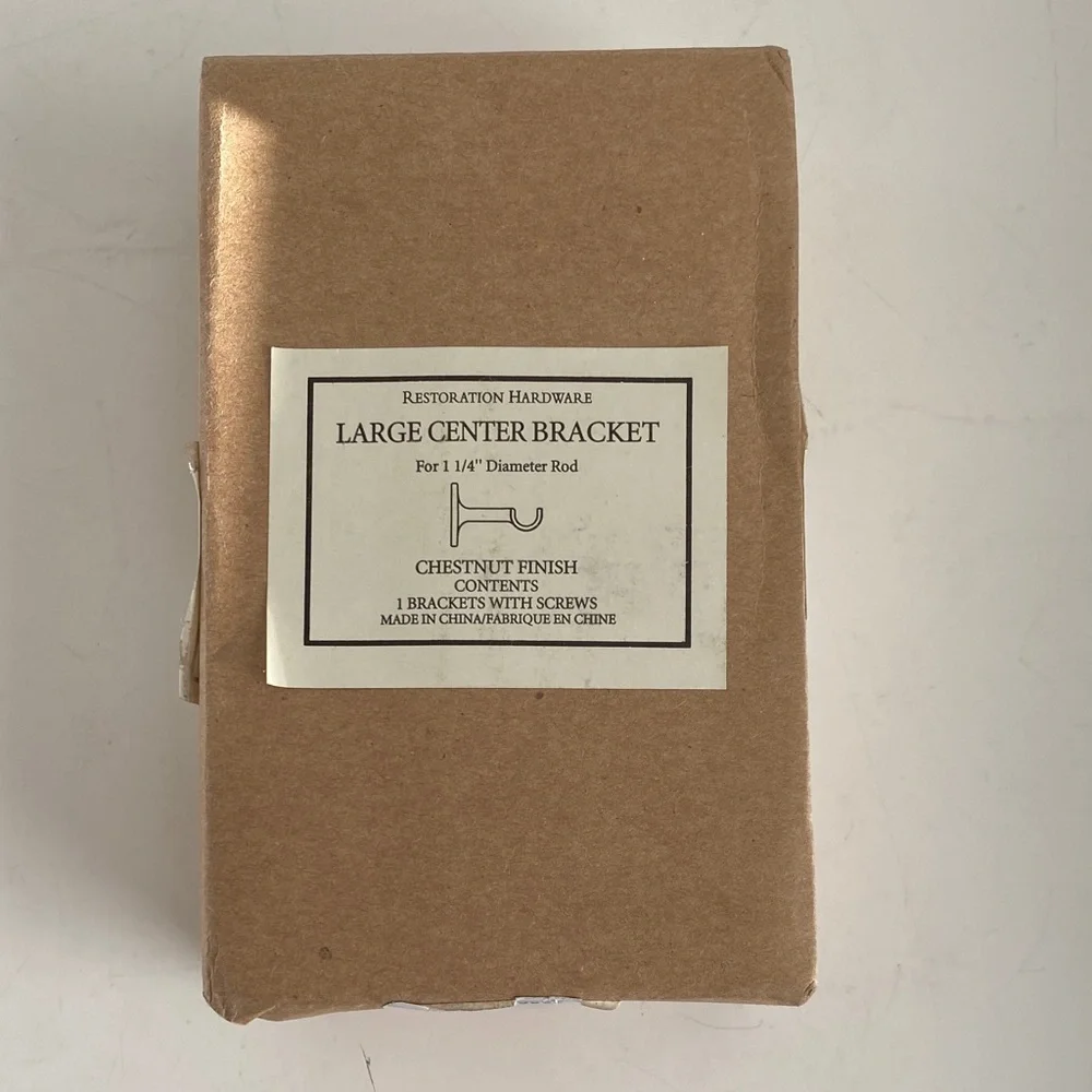 Restoration Hardware RH Chestnut Large Center Bracket for 1 1/4